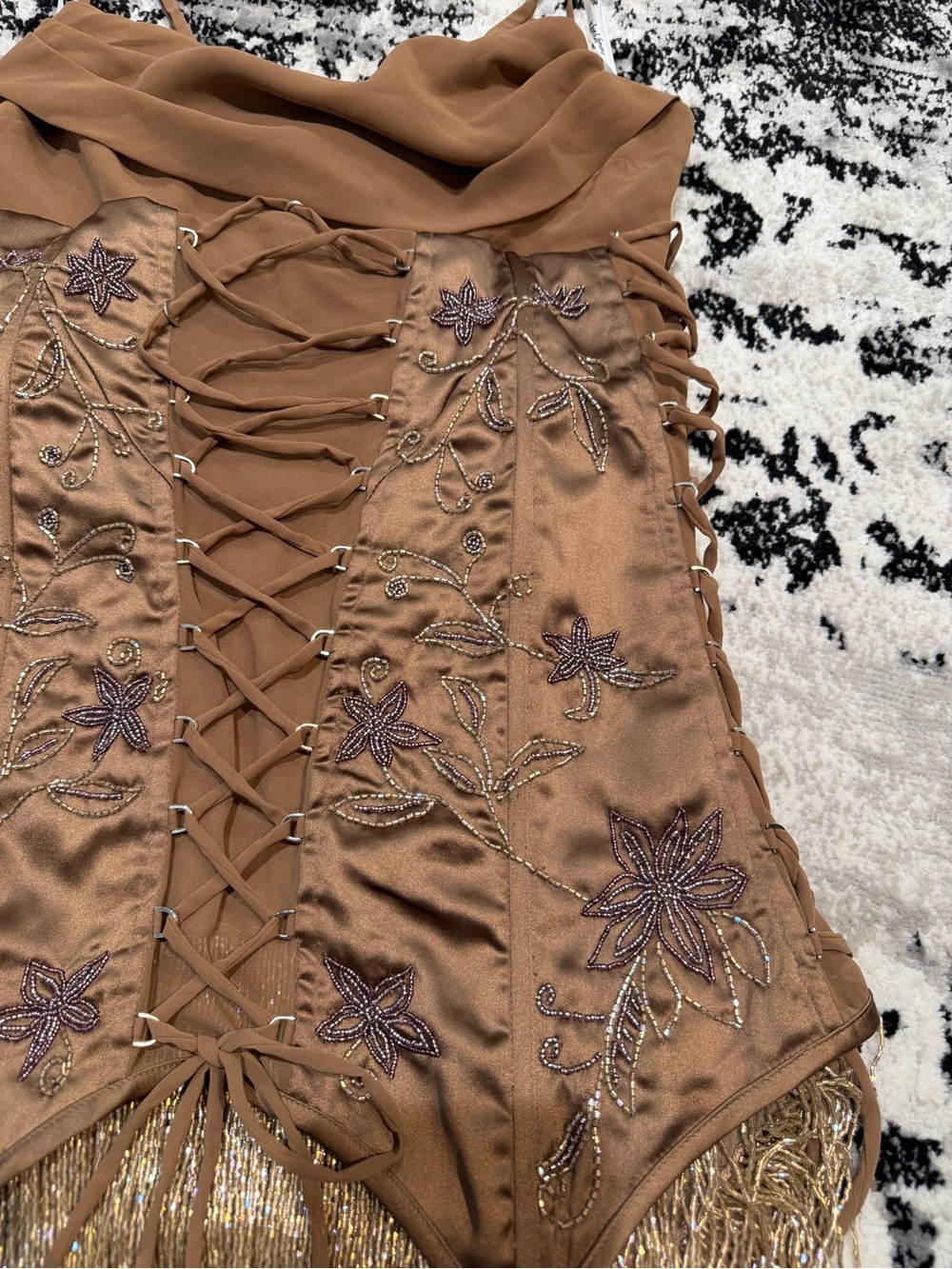 For Love and Lemons Olea Mini Dress Size medium NWT Retail $449 - Picture 10 of 15